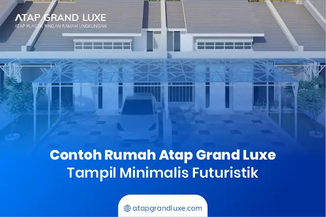 Contoh Rumah Atap Grand Luxe Tampil Minimalis Futuristik