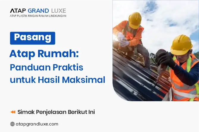 Pasang Atap Rumah
