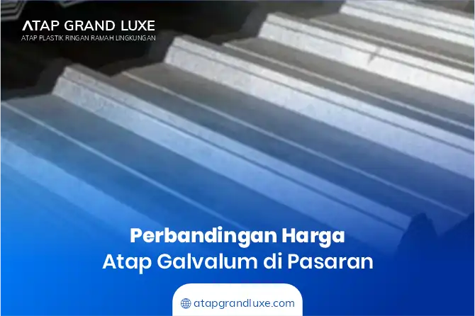 Perbandingan Harga Atap Galvalum di Pasaran
