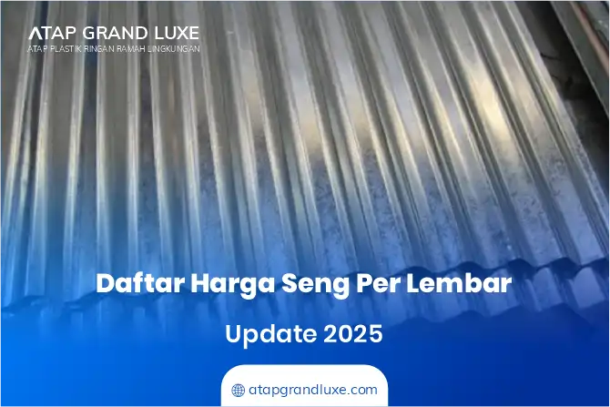 Daftar Harga Seng Per Lembar Update 2025