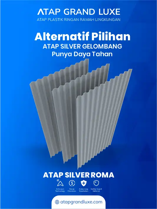 Alternatif Pilihan Atap Silver Gelombang Punya Daya Tahan