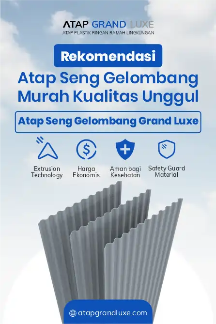 Rekomendasi Atap Seng Gelombang Murah Kualitas Unggul