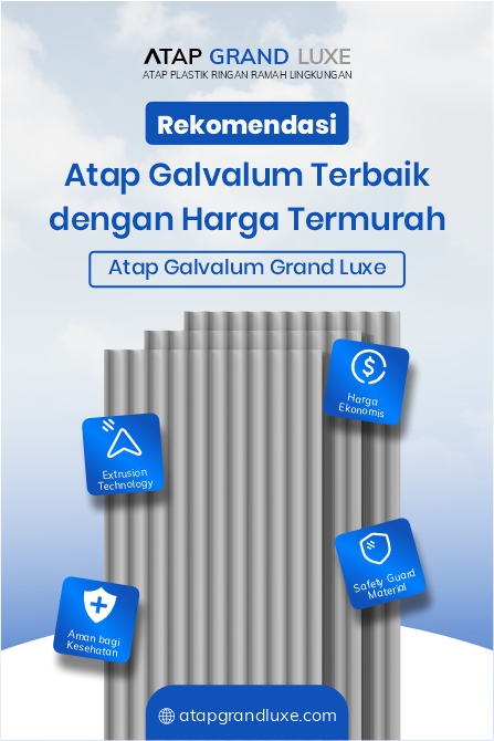 Rekomendasi Atap Galvalum Terbaik dengan Harga Termurah