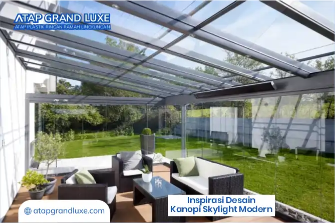 Inspirasi Desain Kanopi Skylight Modern