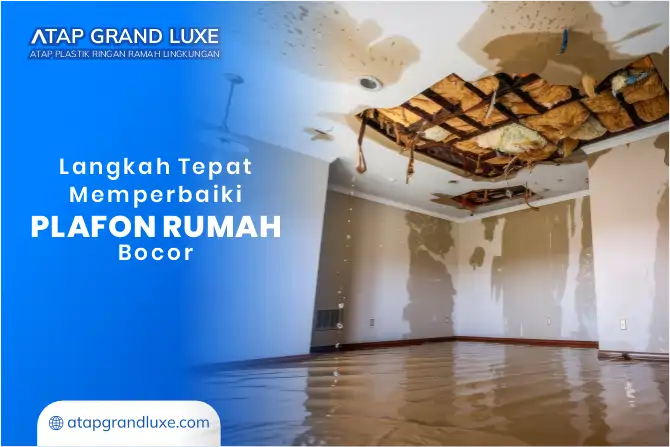 Langkah Tepat Memperbaiki Plafon Rumah Bocor