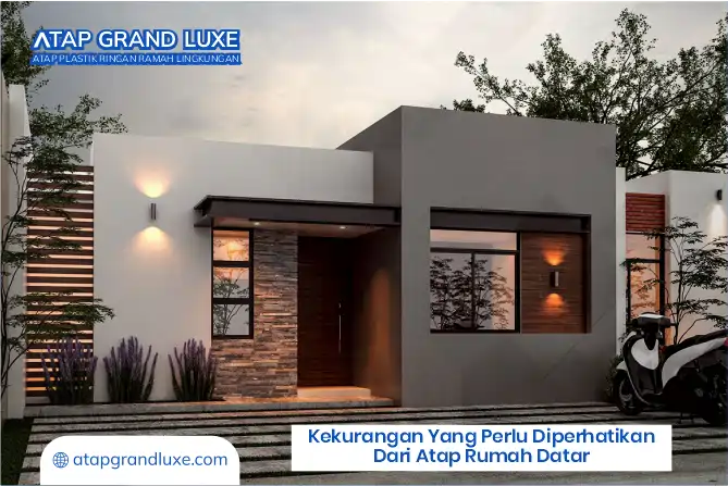 Kekurangan yang Perlu Diperhatikan dari Atap Rumah Datar