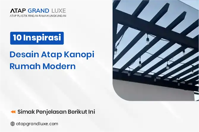 10 Inspirasi Desain Atap Kanopi Rumah Modern