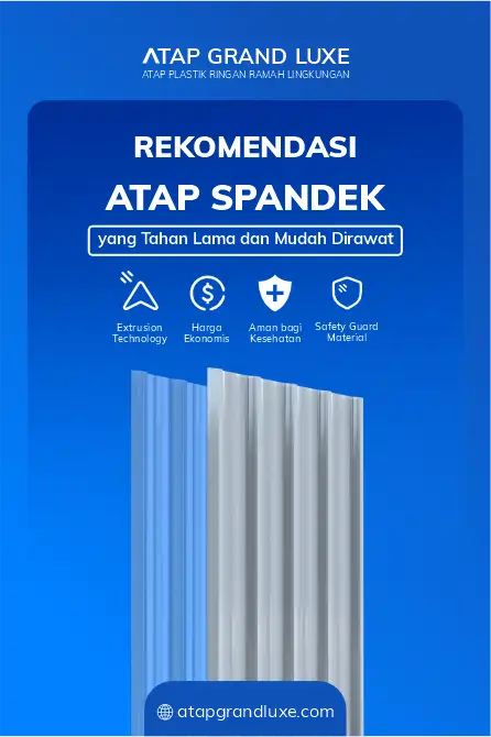 Rekomendasi Atap Spandek yang Tahan Lama dan Mudah Dirawat