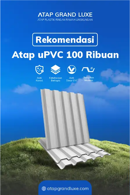 Rekomendasi Atap uPVC 100 Ribuan