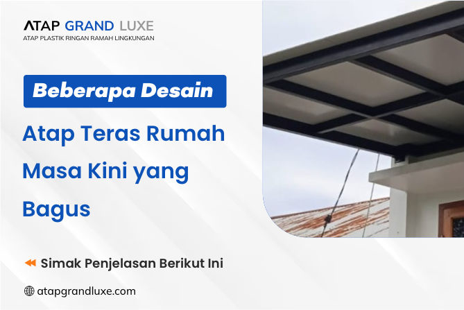 Beberapa Desain Atap Teras Rumah Masa Kini yang Bagus