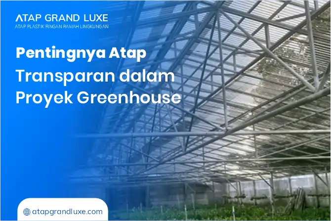 Pentingnya Atap Transparan dalam Proyek Greenhouse