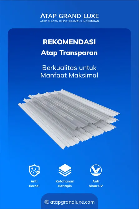 Rekomendasi Atap Transparan Berkualitas untuk Manfaat Maksimal