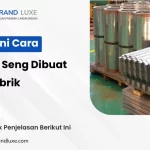 Begini Cara Atap Seng Dibuat di Pabrik