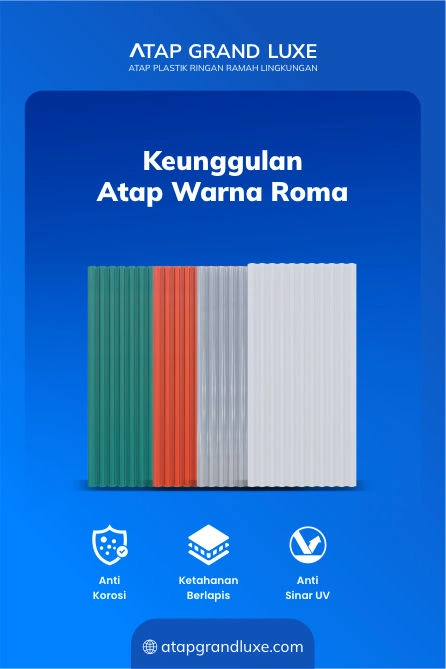 Keunggulan Atap Warna Roma