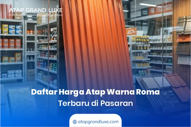Daftar Harga Atap Warna Roma Terbaru di Pasaran