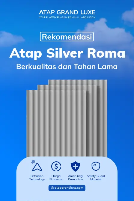 Rekomendasi Atap Silver Roma Berkualitas dan Tahan Lama