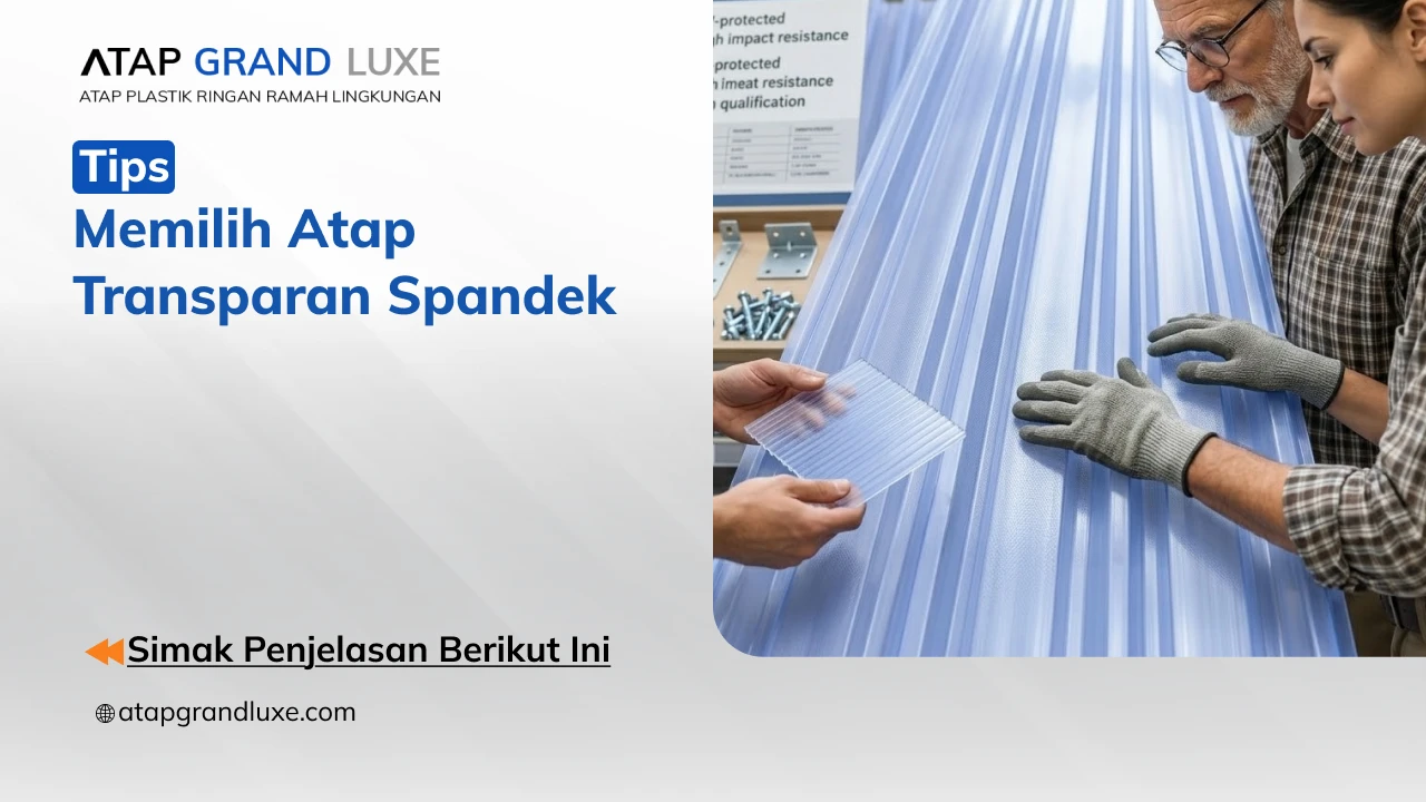 Tips Memilih Atap Transparan Spandek