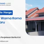 Update Harga Atap Warna Roma Terbaru