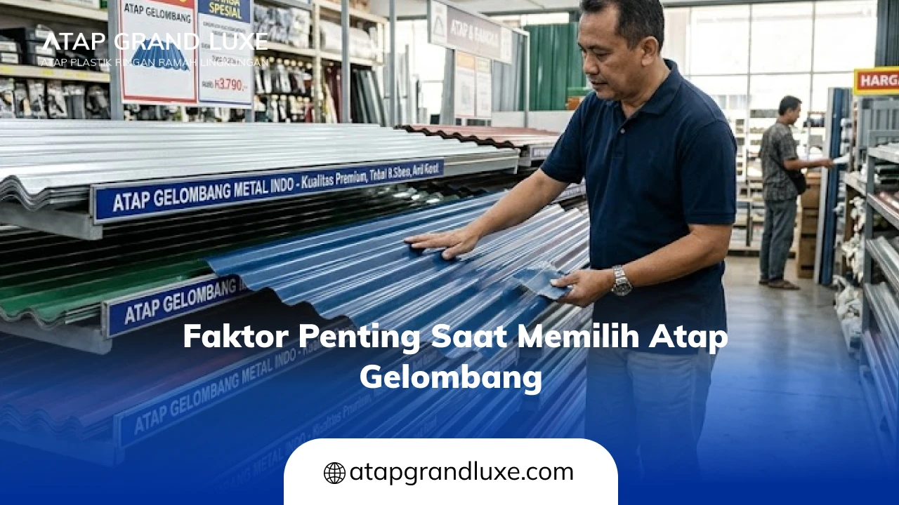 Faktor Penting Saat Memilih Atap Gelombang