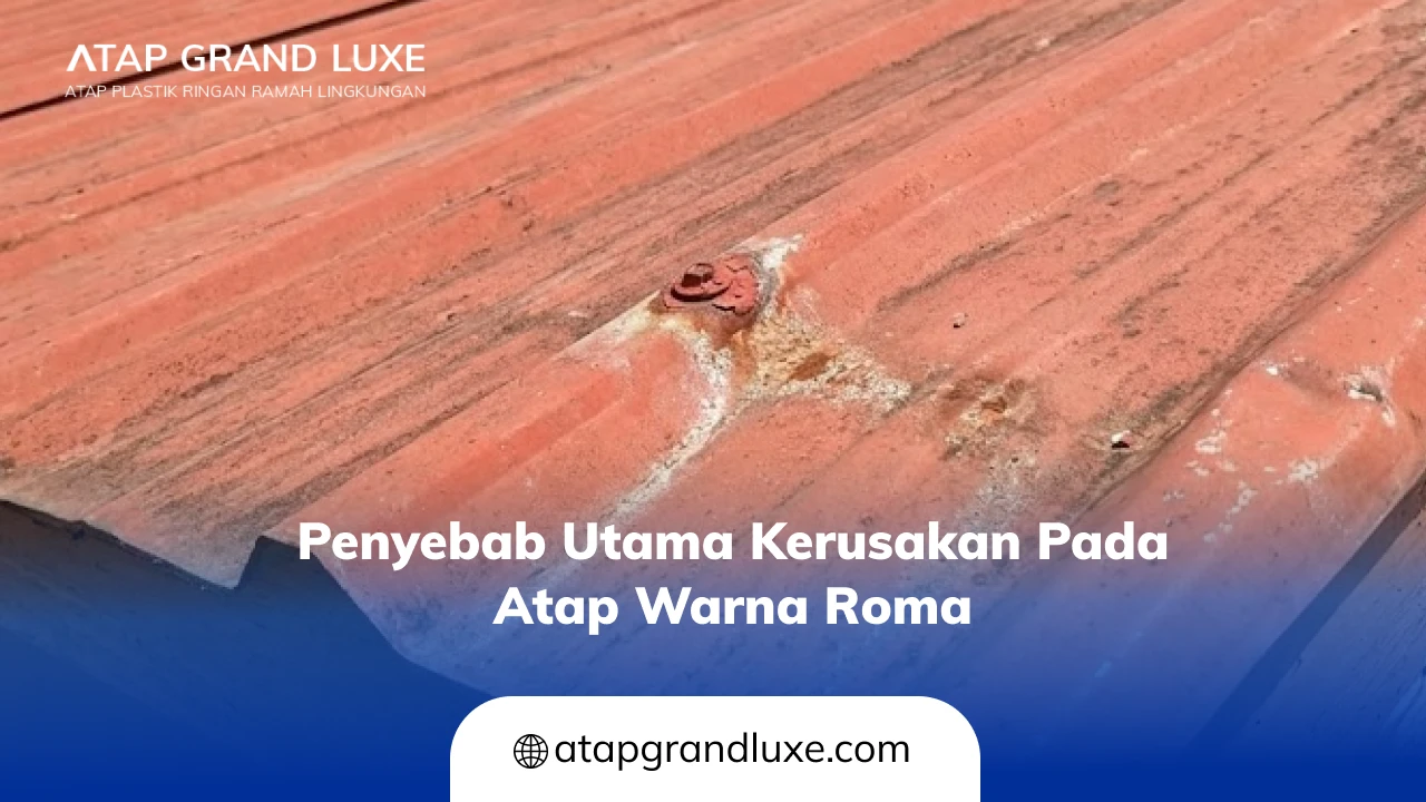 Penyebab Utama Kerusakan pada Atap Warna Roma