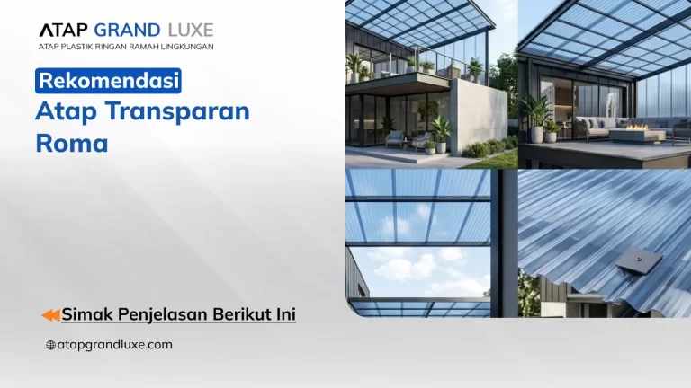 Rekomendasi Atap Transparan Roma