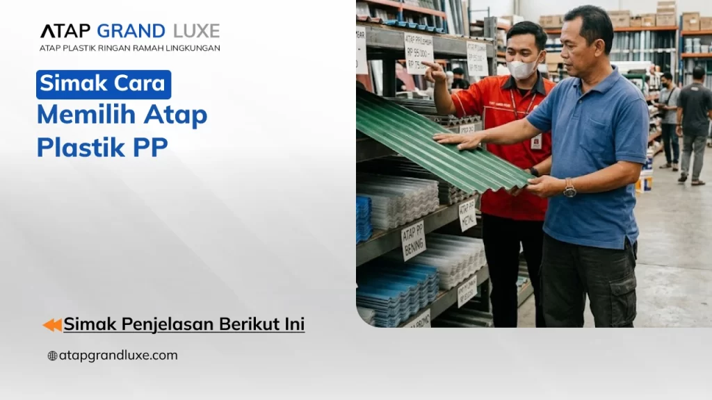 Simak Cara Memilih Atap Plastik PP