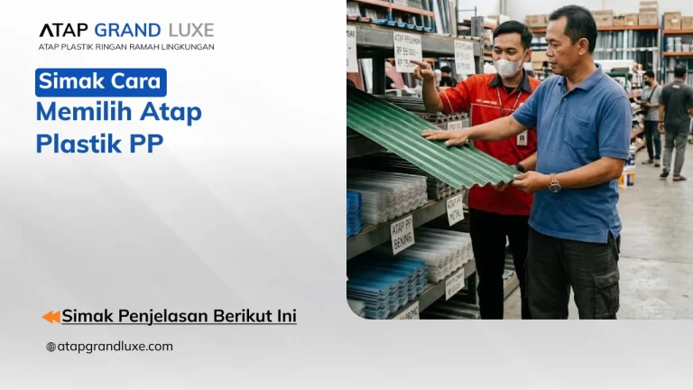 Simak Cara Memilih Atap Plastik PP