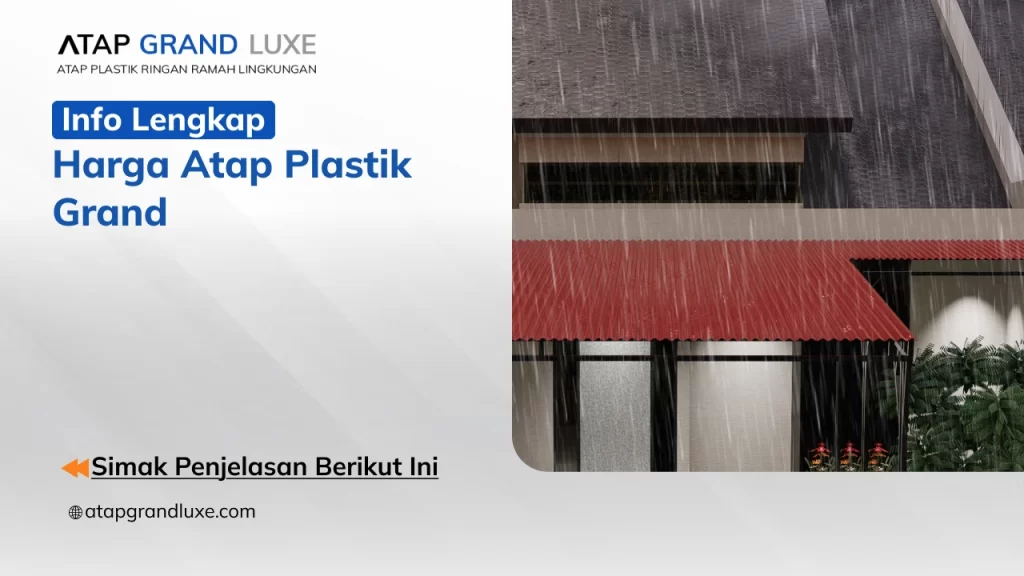 Info Lengkap Harga Atap Plastik Grand
