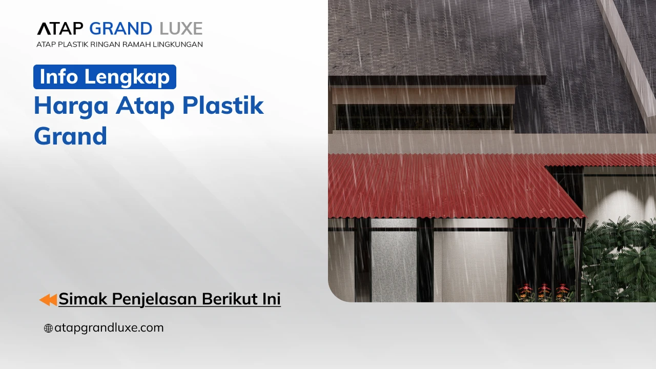Info Lengkap Harga Atap Plastik Grand