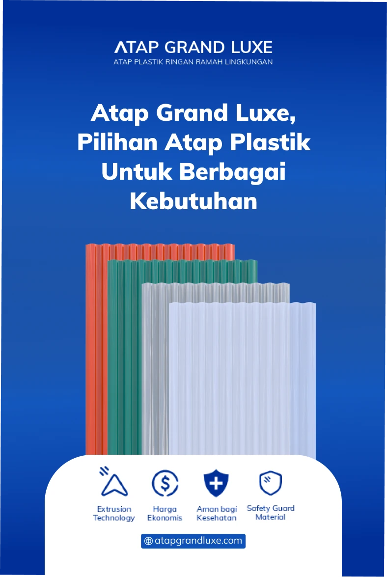 Atap Grand Luxe, Pilihan Atap Plastik untuk Berbagai Kebutuhan