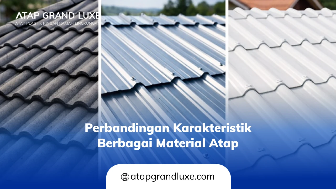 Perbandingan Karakteristik Berbagai Material Atap