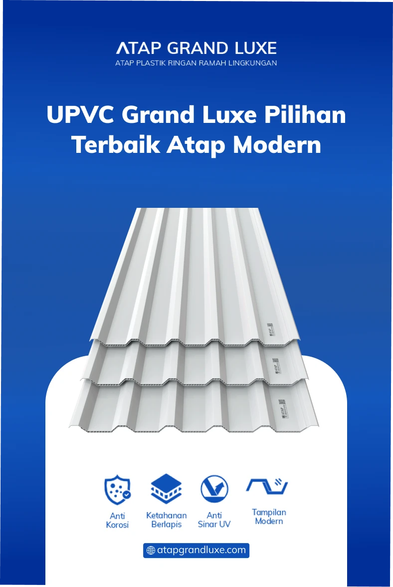 UPVC Grand Luxe Pilihan Terbaik Atap Modern