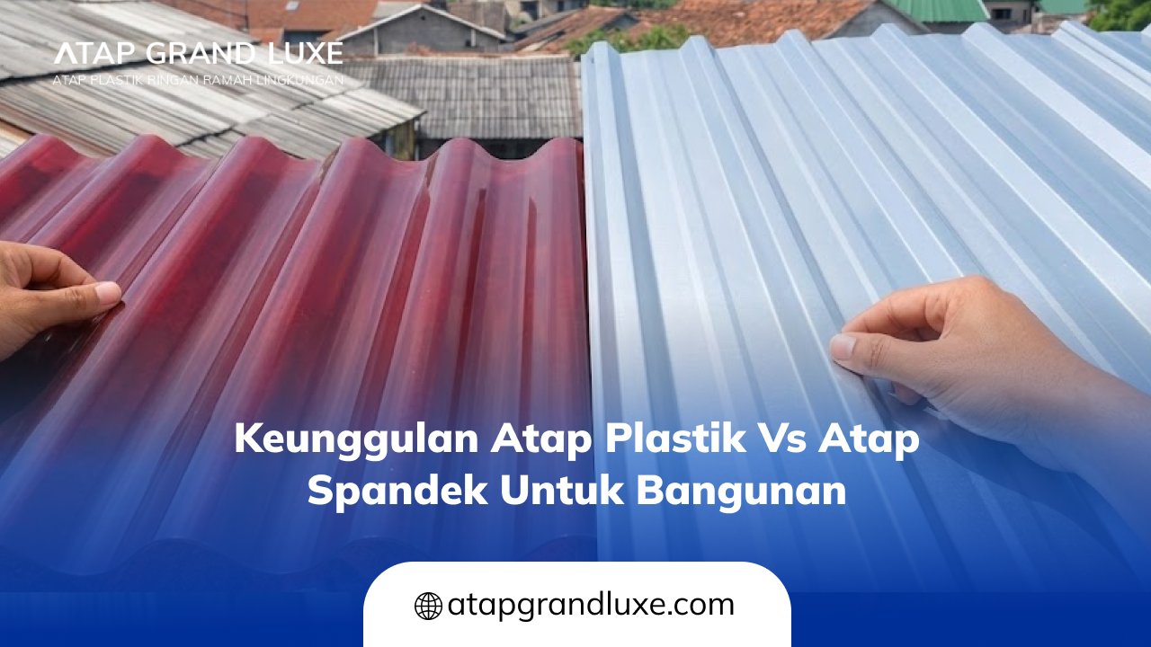 03 Keunggulan Atap Plastik vs Atap Spandek untuk Bangunan